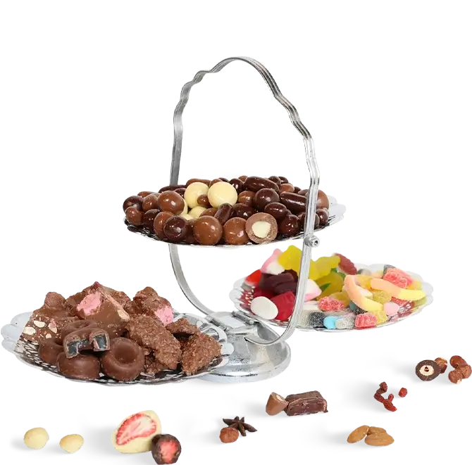 person opening box of chocolates